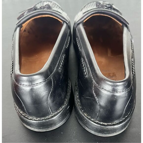 Allen Edmonds Cody Black Leather Tassel Loafers size 8 1/2